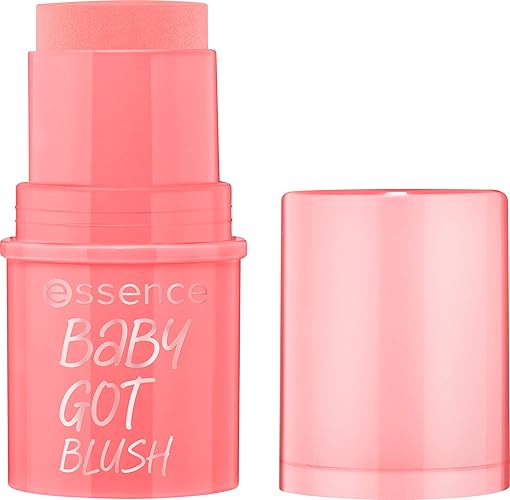 Essence Baby Got Blush - Pigmented Cream Blush Stick, Vegan, 0.18 Fl Oz, Peaches & Cream