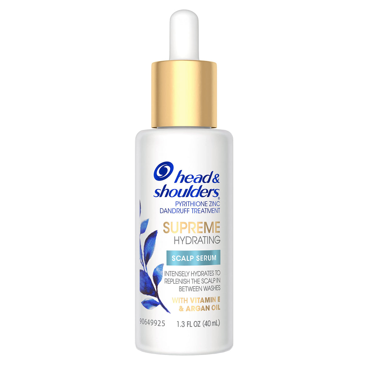 Head & Shoulders Supreme Hydrating Scalp Serum With Argan Oil & Vitamin E, 1.3 Fl Oz