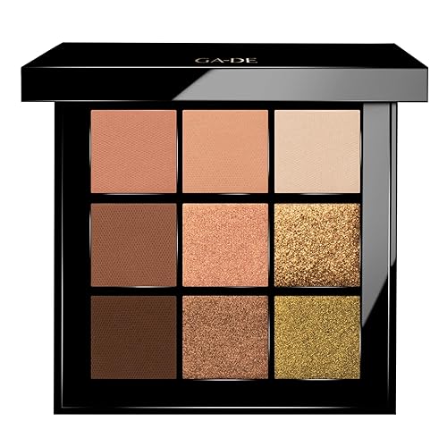 GA-DE Velveteen Eyeshadow Palette - 53 Shades, Matte & Metallic Finishes, 0.286 oz