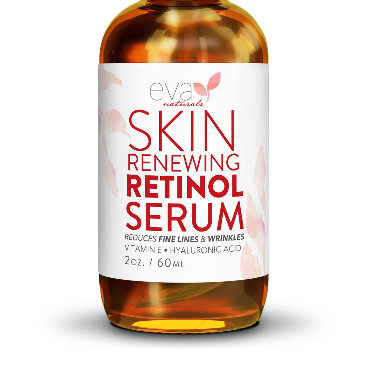 Eva Naturals Retinol Serum with Hyaluronic Acid & Vitamin E - Anti-Aging, Dark Spot Correction 2oz