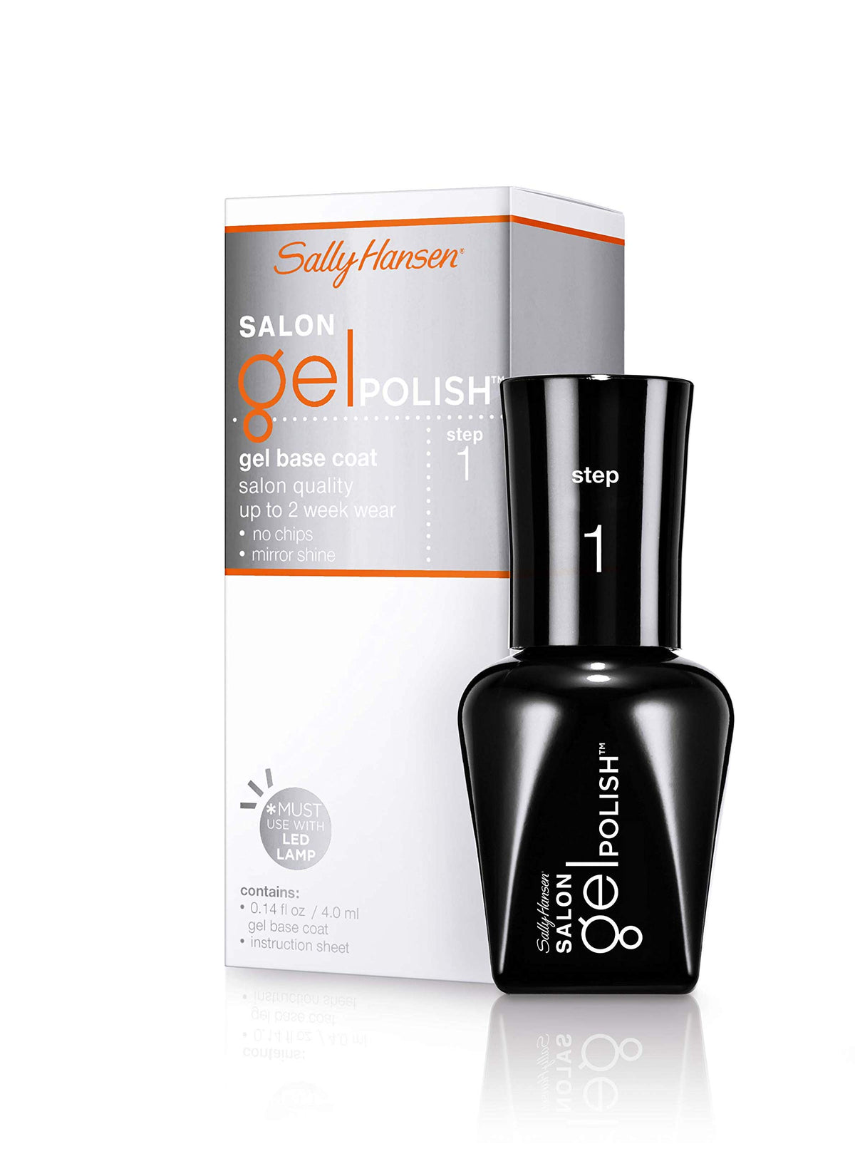 Sally Hansen Salon Pro Gel Base Coat, 0.14 Fl Oz - Professional Nail Treatment