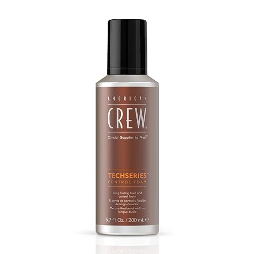 American Crew Men'S Hair Control Foam, Long Lasting Hold, 6.7 Fl Oz