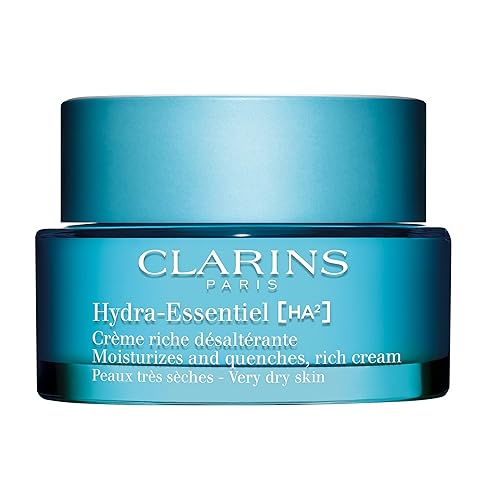 Clarins Hydra-Essentiel Rich Cream - Intense Hydration, Double Hyaluronic Acid, 1.7 oz