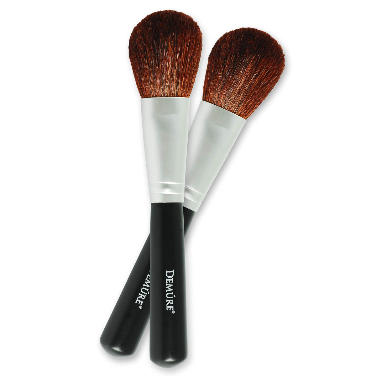 Delúvia Blush Brush Set - 100% Natural Goat Hair For Contouring, Blending & Highlighting