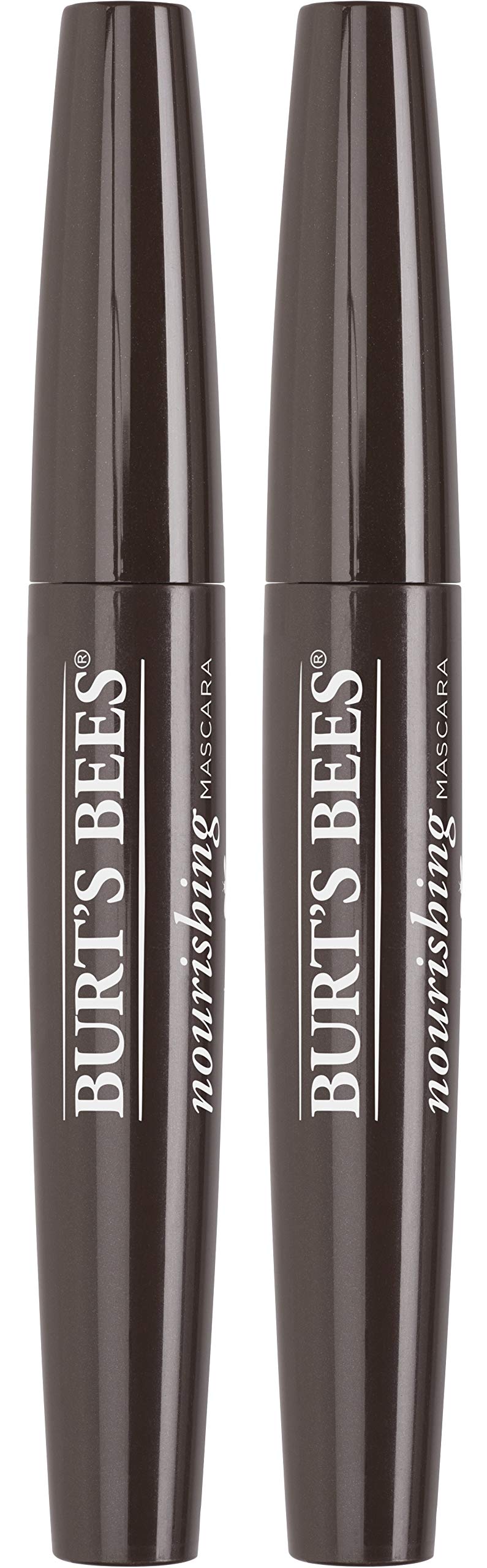 Burt'S Bees 100% Natural Nourishing Mascara, Black Brown, 0.4 Oz - Pack Of 2