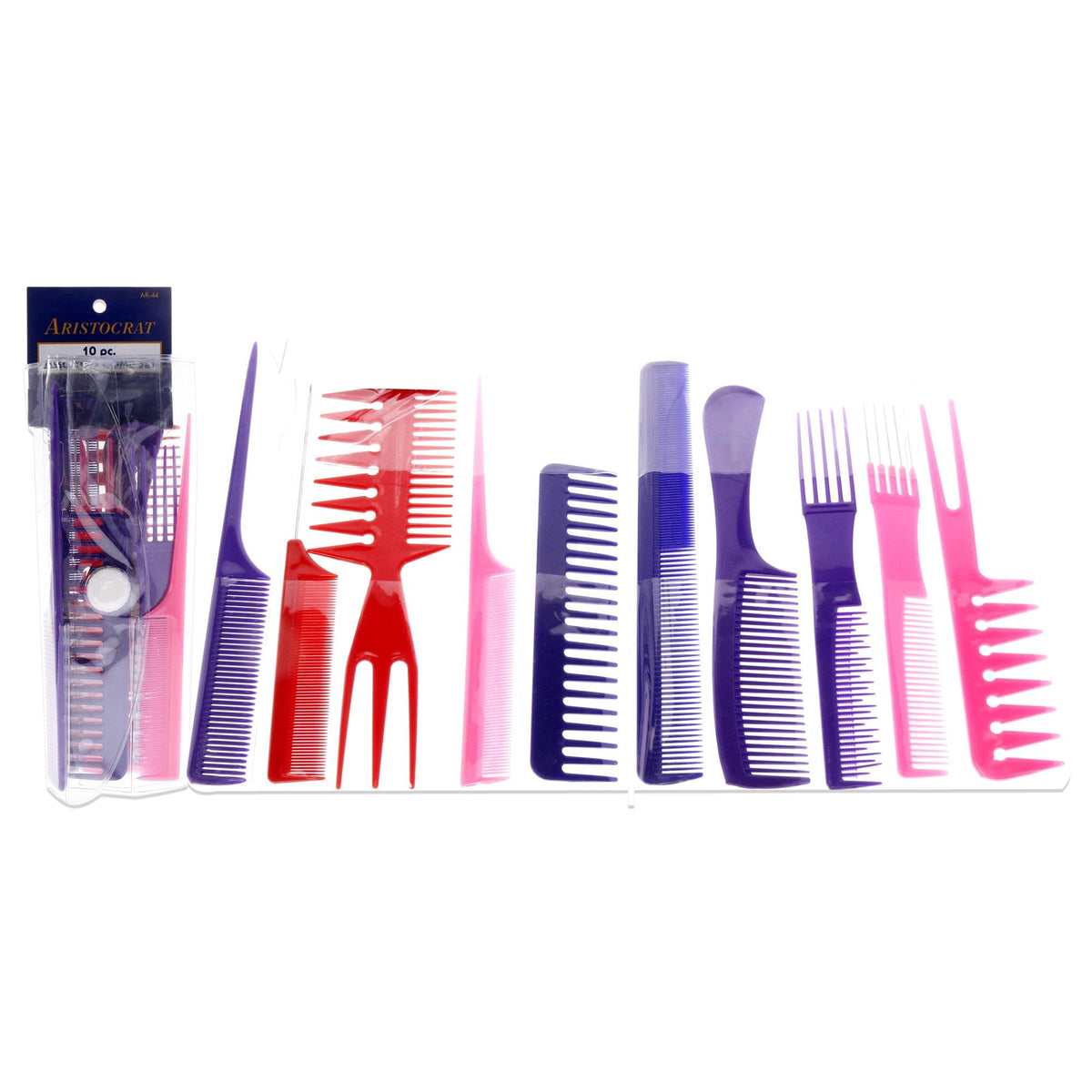 Aristocrat Assorted Comb in RollUp Set by Aristocrat for Unisex  10 Pc Comb