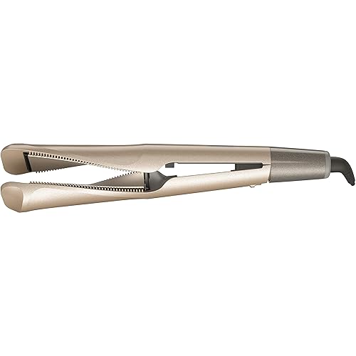 Remington Pro 1&quot; Multi-Styler, Straightener & Curling Iron, Champagne, Titanium, Color Care