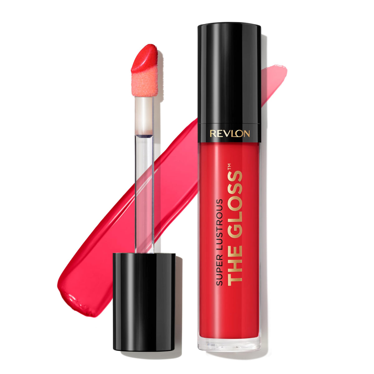 Revlon Super Lustrous Lip Gloss, Non-Sticky, High Shine, 240 Fatal Apple, 0.13 Oz