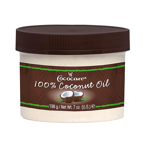 Cococare 100% Coconut Oil 7Oz Jar - Natural Moisturizer & Hair Treatment (3 Pack)