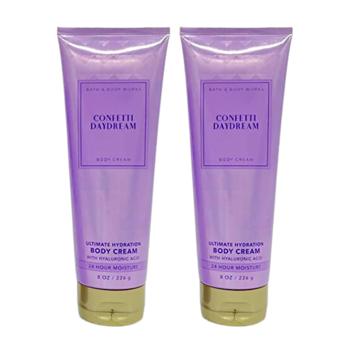 Bath & Body Works Ultimate Hydration Body Cream 2-Pack, 8 Fl Oz - Confetti Daydream