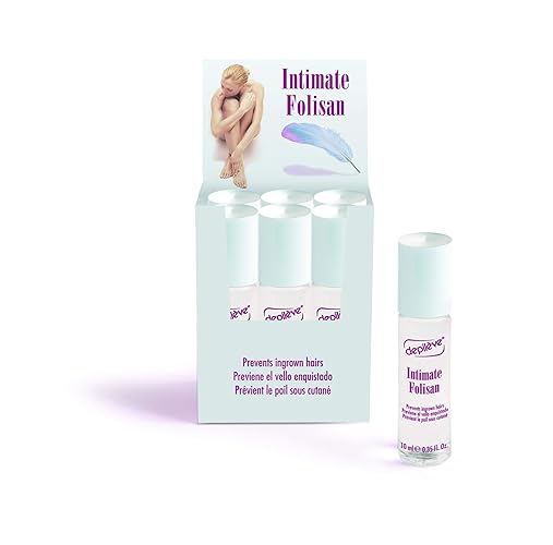 Depileve Intimate Folisan Waxing Lotion, 2.1 Fl Oz - Smooth Skin Hair Removal Solution