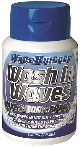 Wavebuilder Wash In Waves Shampoo - 6.9 Oz (Pack Of 2) For Defined Waves And Curls