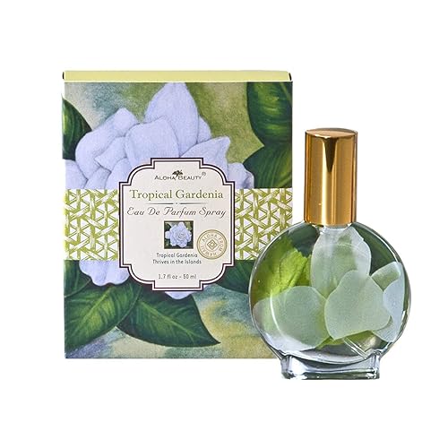 Aloha Beauty Hawaiian Gardenia Eau De Parfum Spray 1.7 oz - Tropical Fragrance