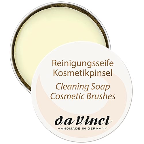 Da Vinci Brush Cleaning Soap - 85G Vegetable Oil Based Soap For Natural & Synthetic Brushes