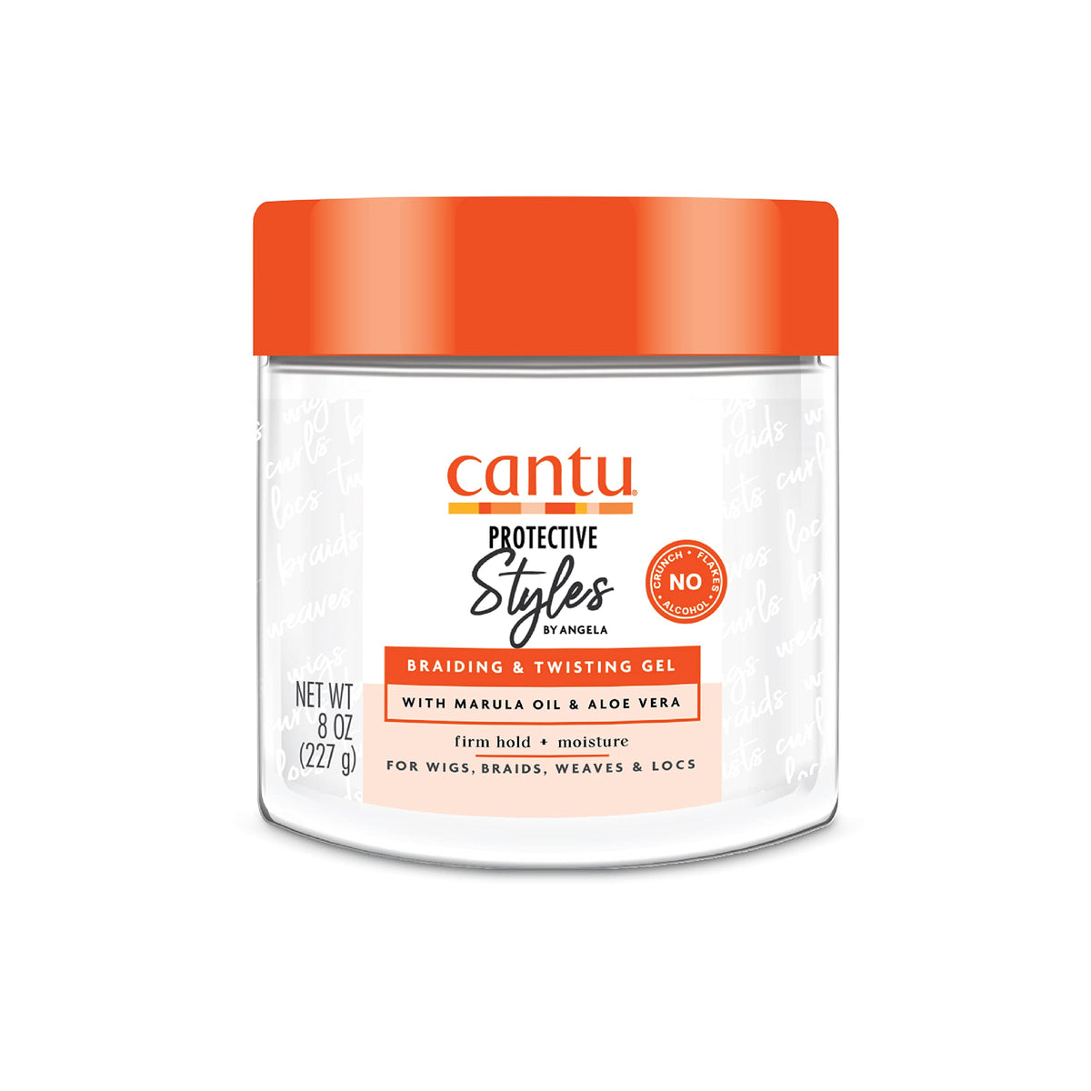 Cantu Braiding & Twisting Gel With Marula Oil & Aloe Vera, 8 Ounce - Protective Styles