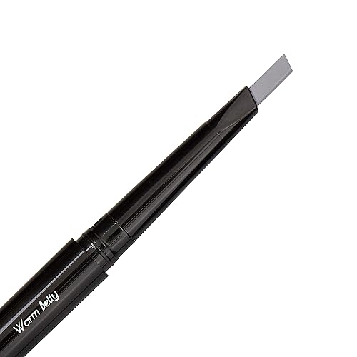 Eye Embrace Light Gray Waterproof Eyebrow Pencil - Double-Ended With Spoolie, Cruelty-Free