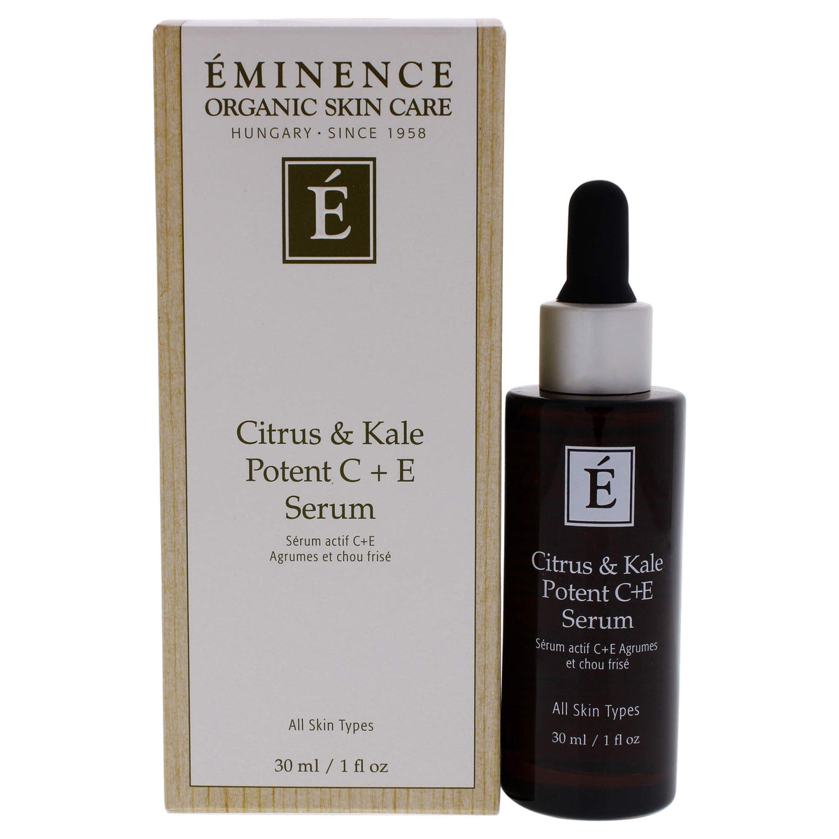 Éminence Citrus & Kale Potent C Plus E Serum, Whit, 1.01 Fl Oz - Anti-Aging Skincare