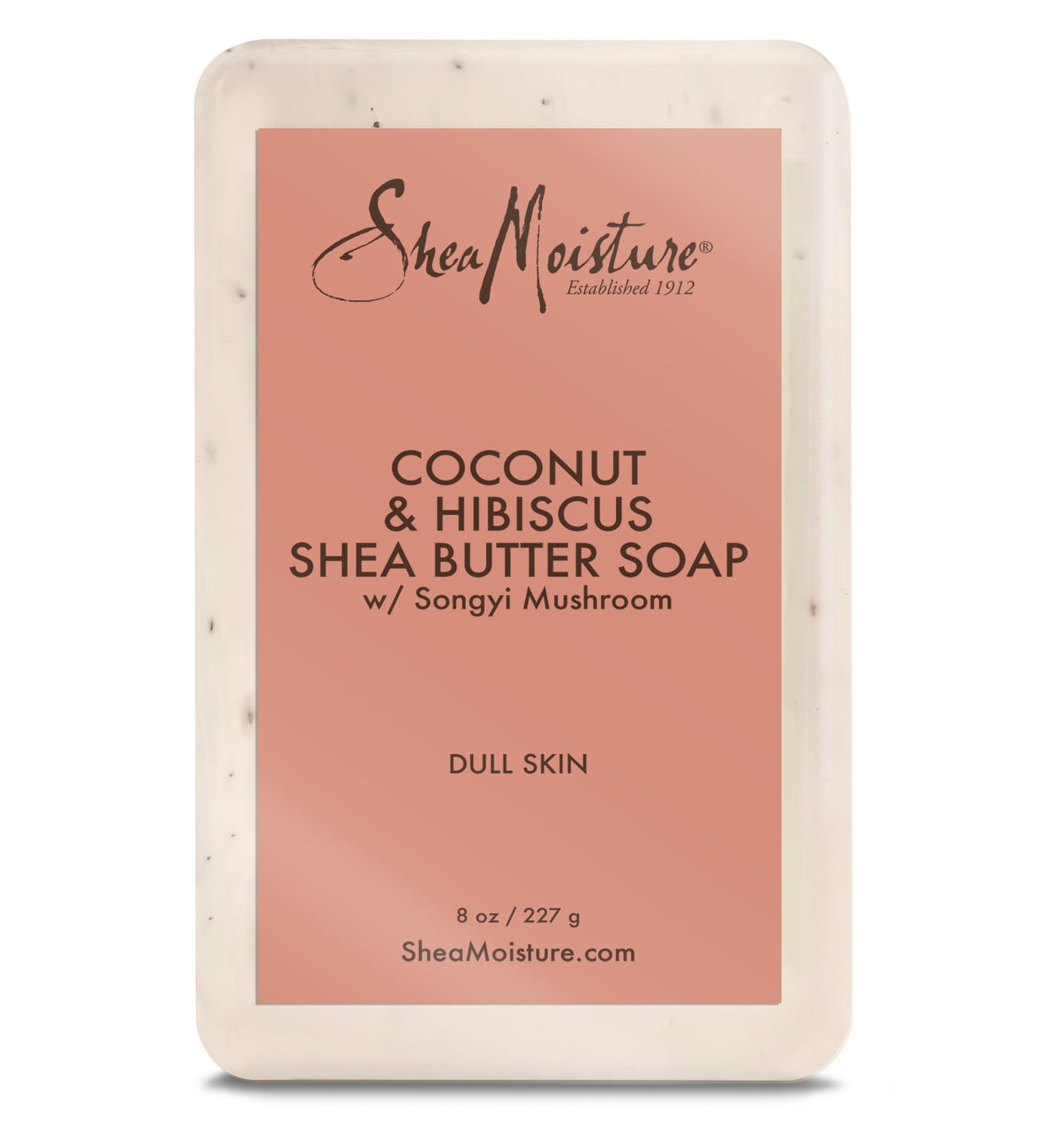 Sheamoisture Coconut & Hibiscus Shea Butter Soap - 8 Ounce, Hydrating Bar Soap