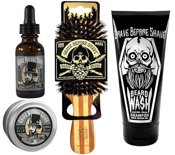 Grave Before Shave Beard Care Pack - Gentlemen'S Blend, 9Oz Grooming Essentials