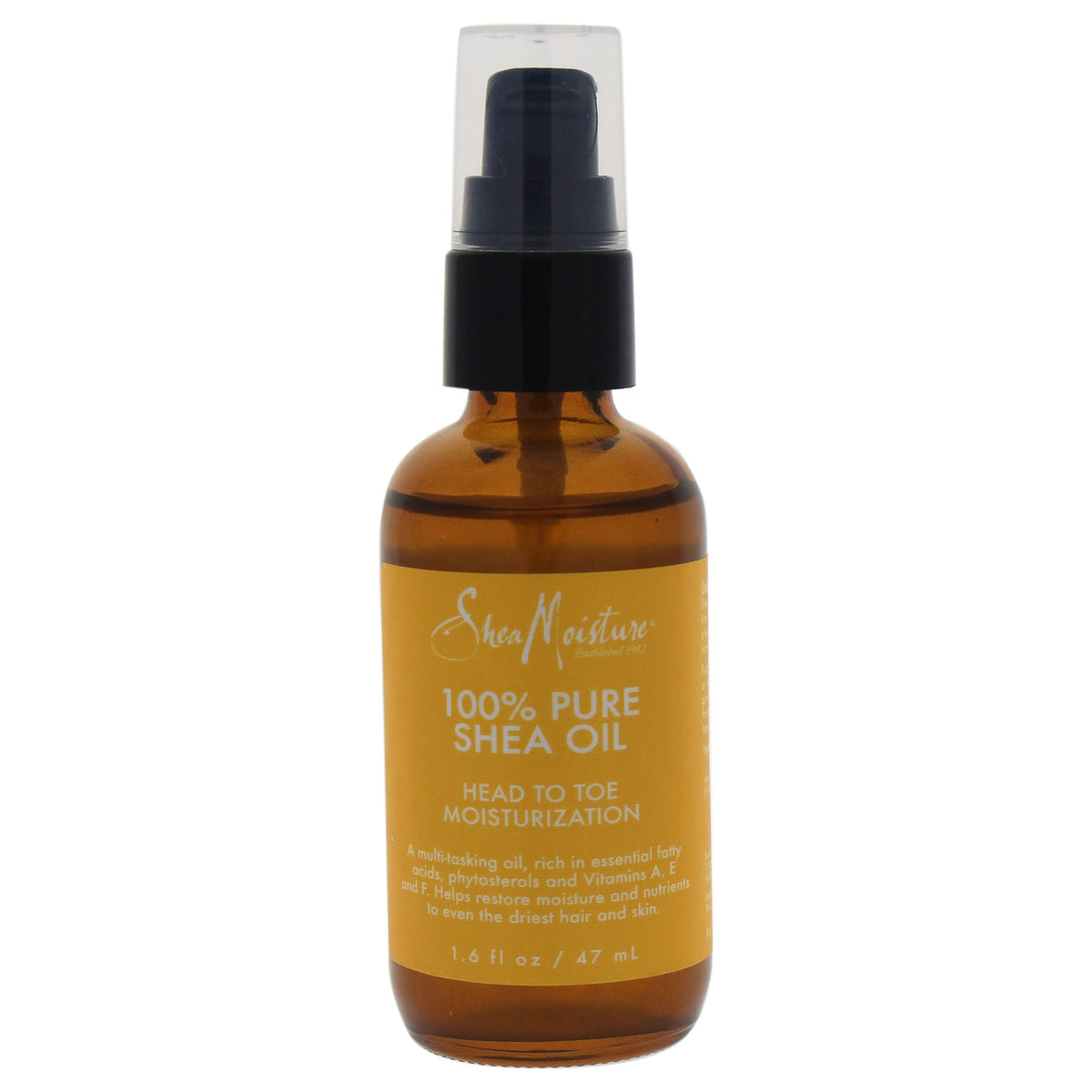 Sheamoisture Pure Shea Oil - 1.6 Oz - Nourishing Moisturizer For Skin And Hair