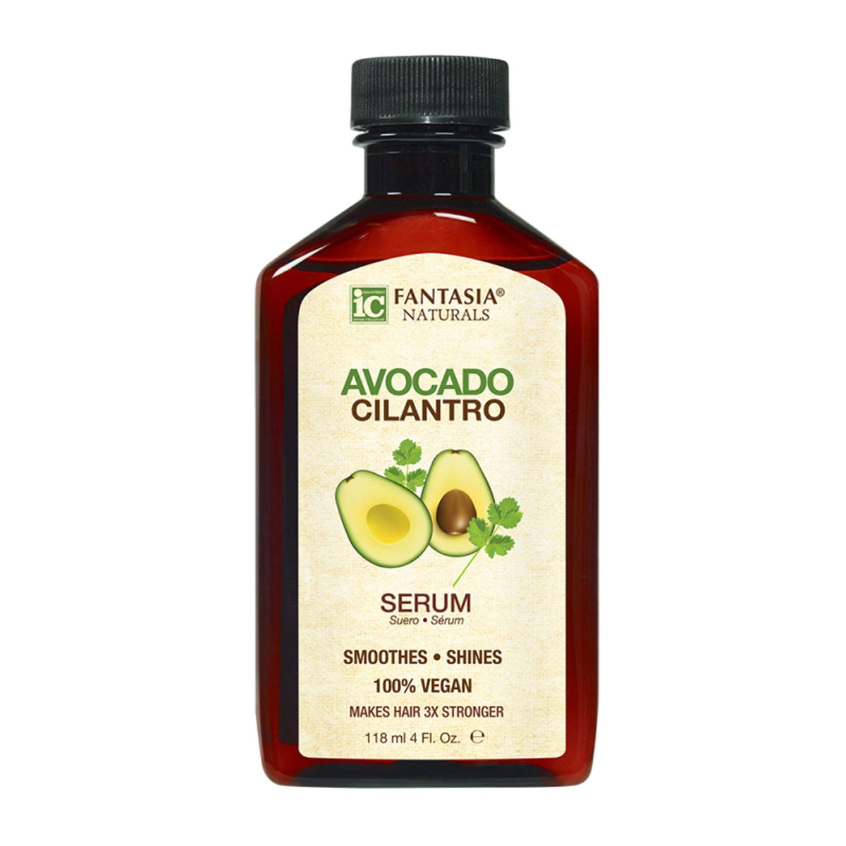 Fantasia Avocado Cilantro Serum, 4 Oz - Nourishing Hair & Skin Elixir With Natural Ingredients