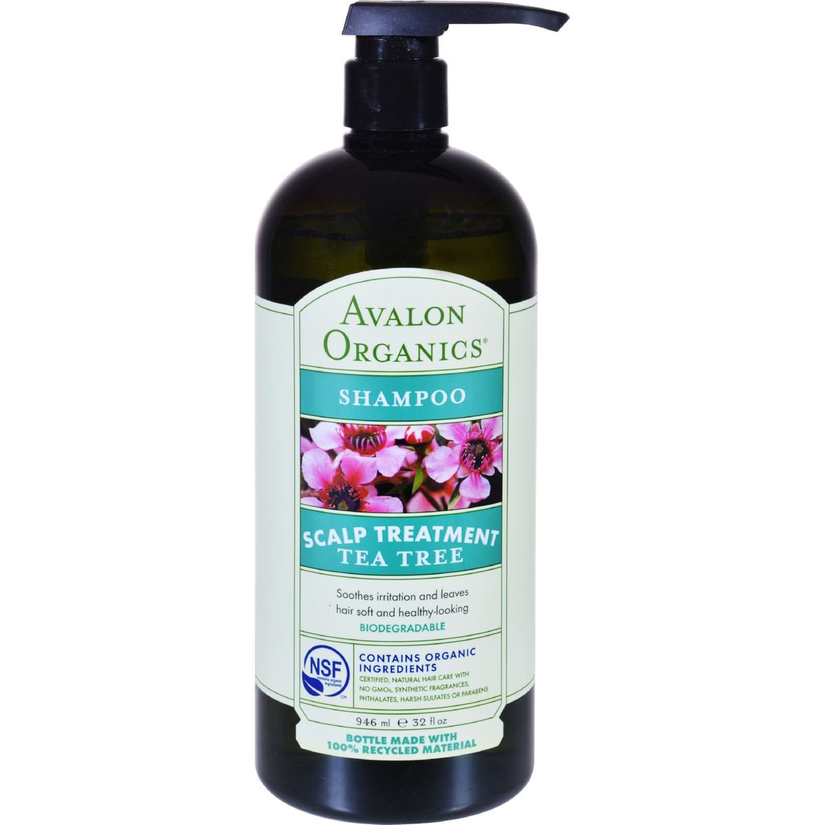 Avalon Organics Tea Tree Shampoo - 32 Oz Organic Hair Care For Healthy Scalp