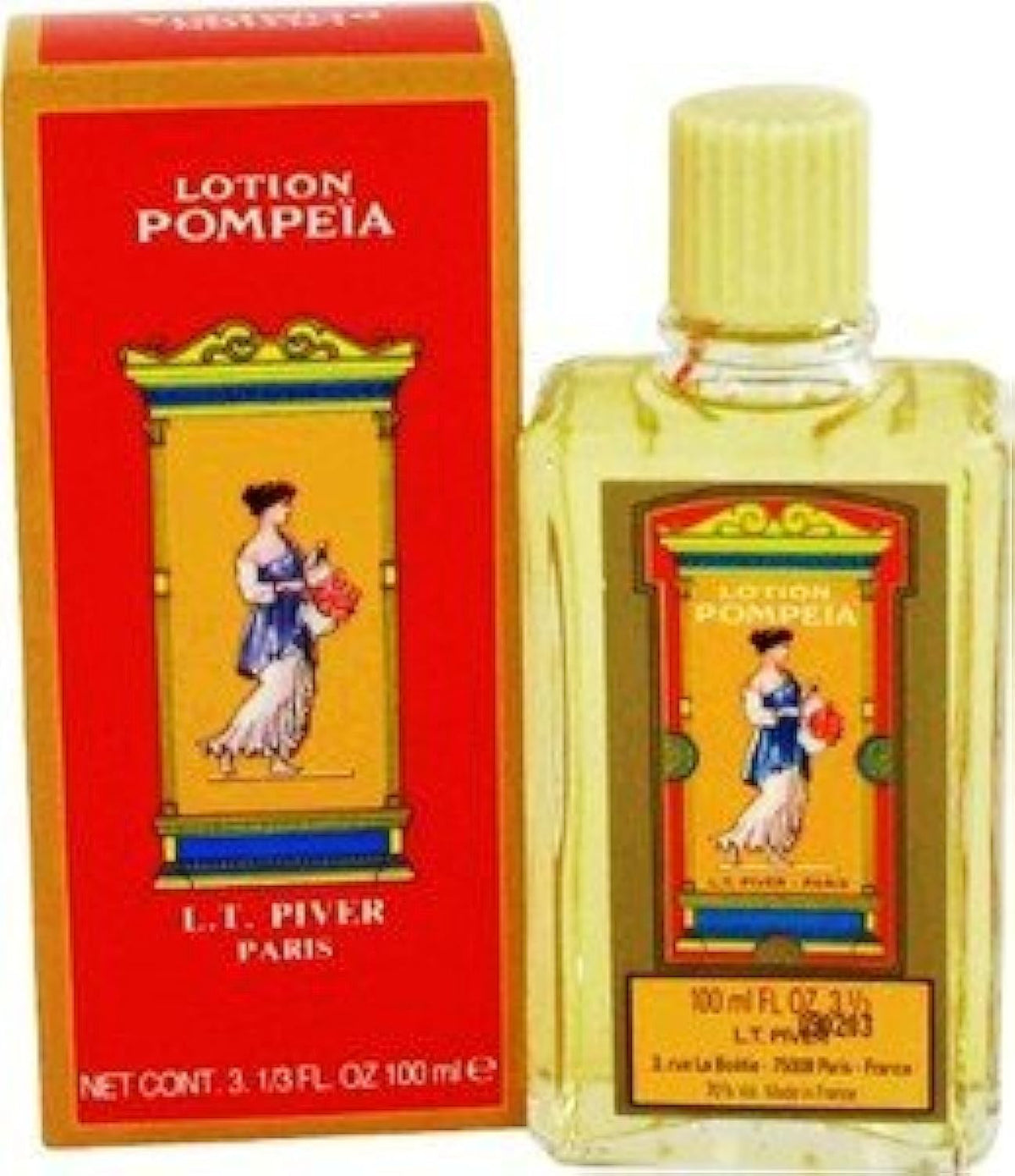 Vetrarian Pompeia Lotion - 3.3 Oz Traditional French Moisturizer For Skin Care