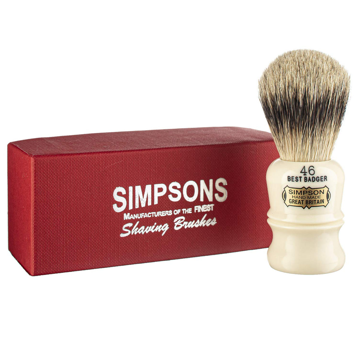 Simpson Berkeley 46 Best Badger Shaving Brush - Handmade British Premium Shaving Brush For Men