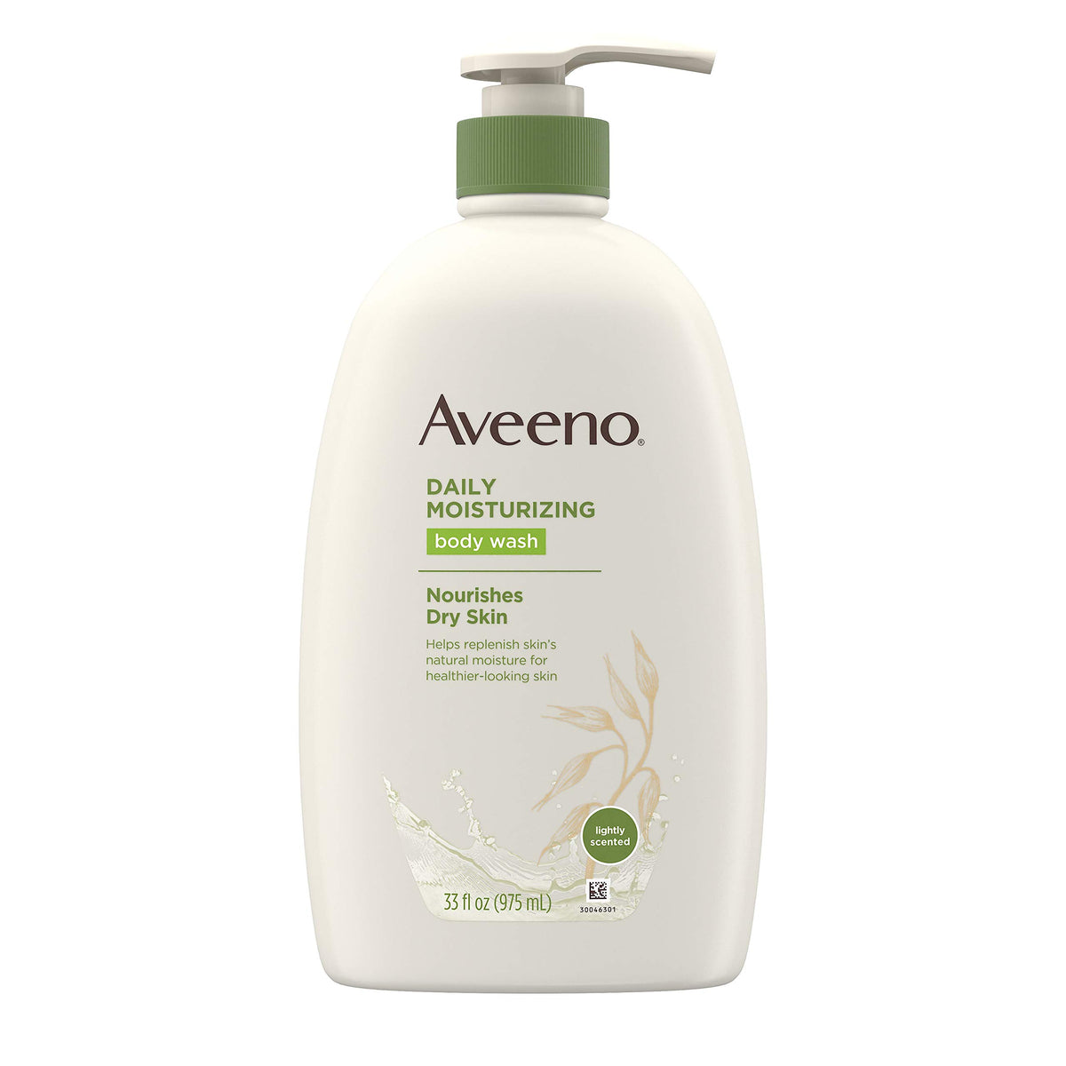 Aveeno Daily Moisturizing Body Wash, Soothing Oat Shower Gel, Soap-Free, 33 Oz