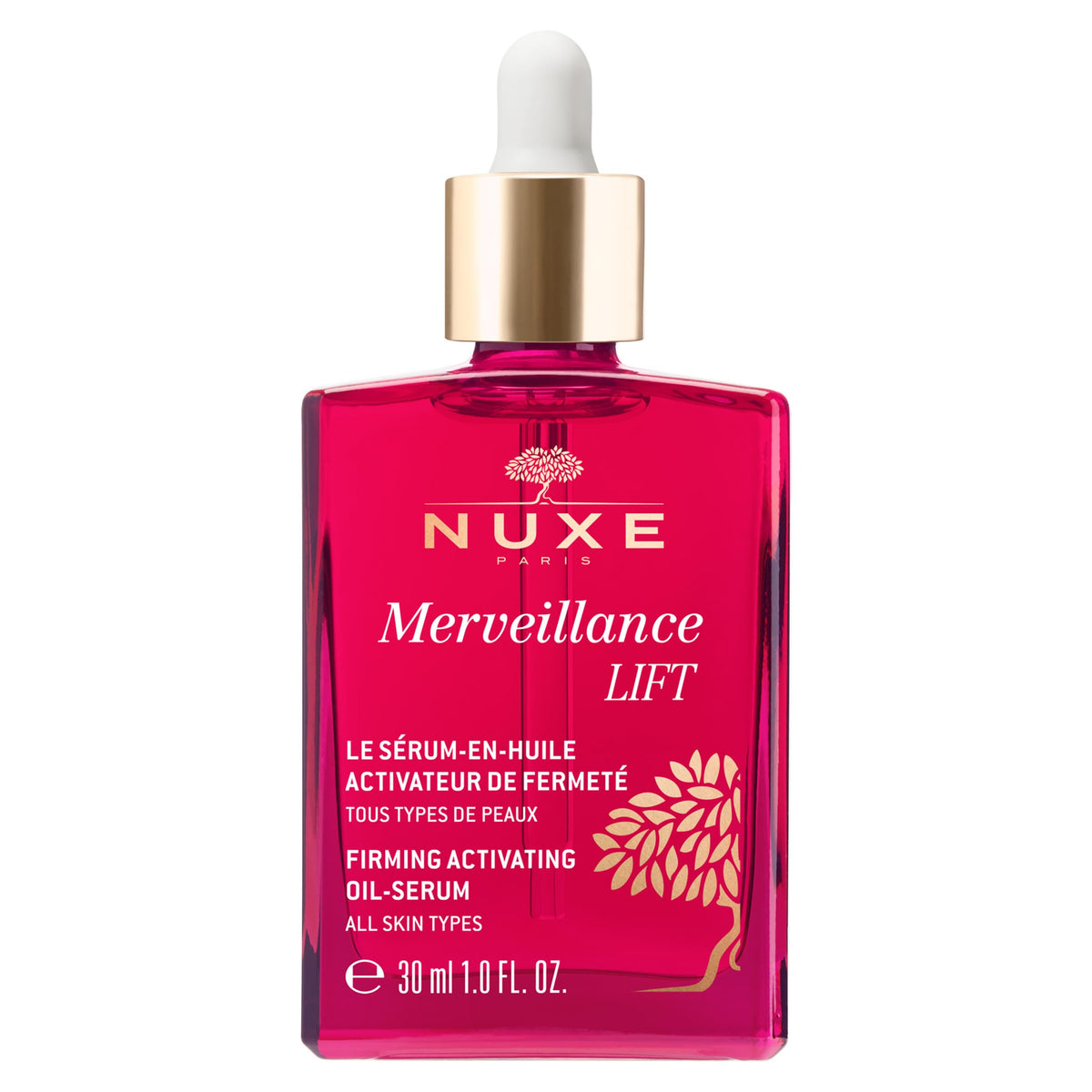 Nuxe Merveillance Lift Serum - Anti-Aging Face Care For Youthful Skin, 1 Fl Oz