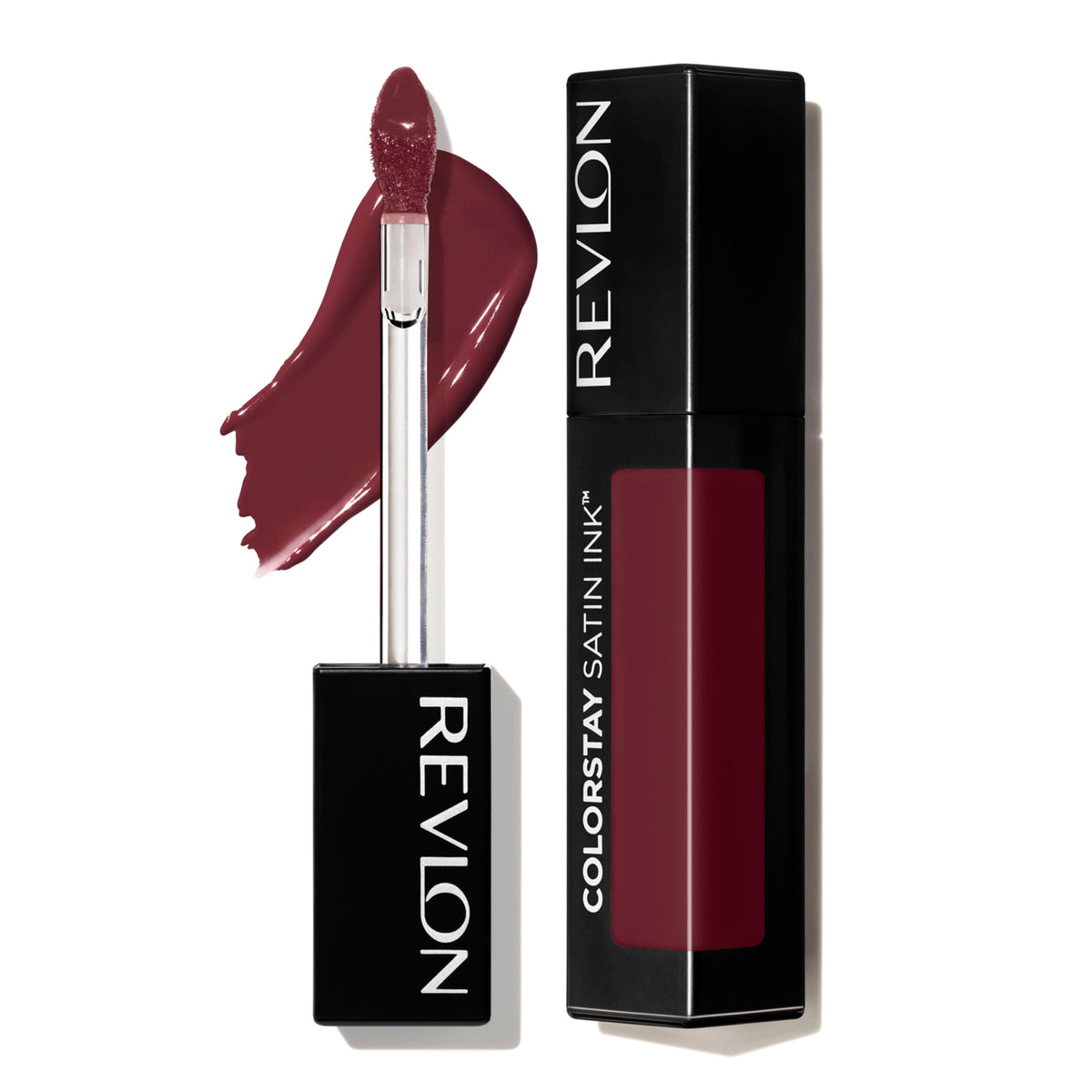 Revlon Colorstay Satin Ink Liquid Lipstick, 021 Partner In Wine, Longwear, 0.17 Fl Oz