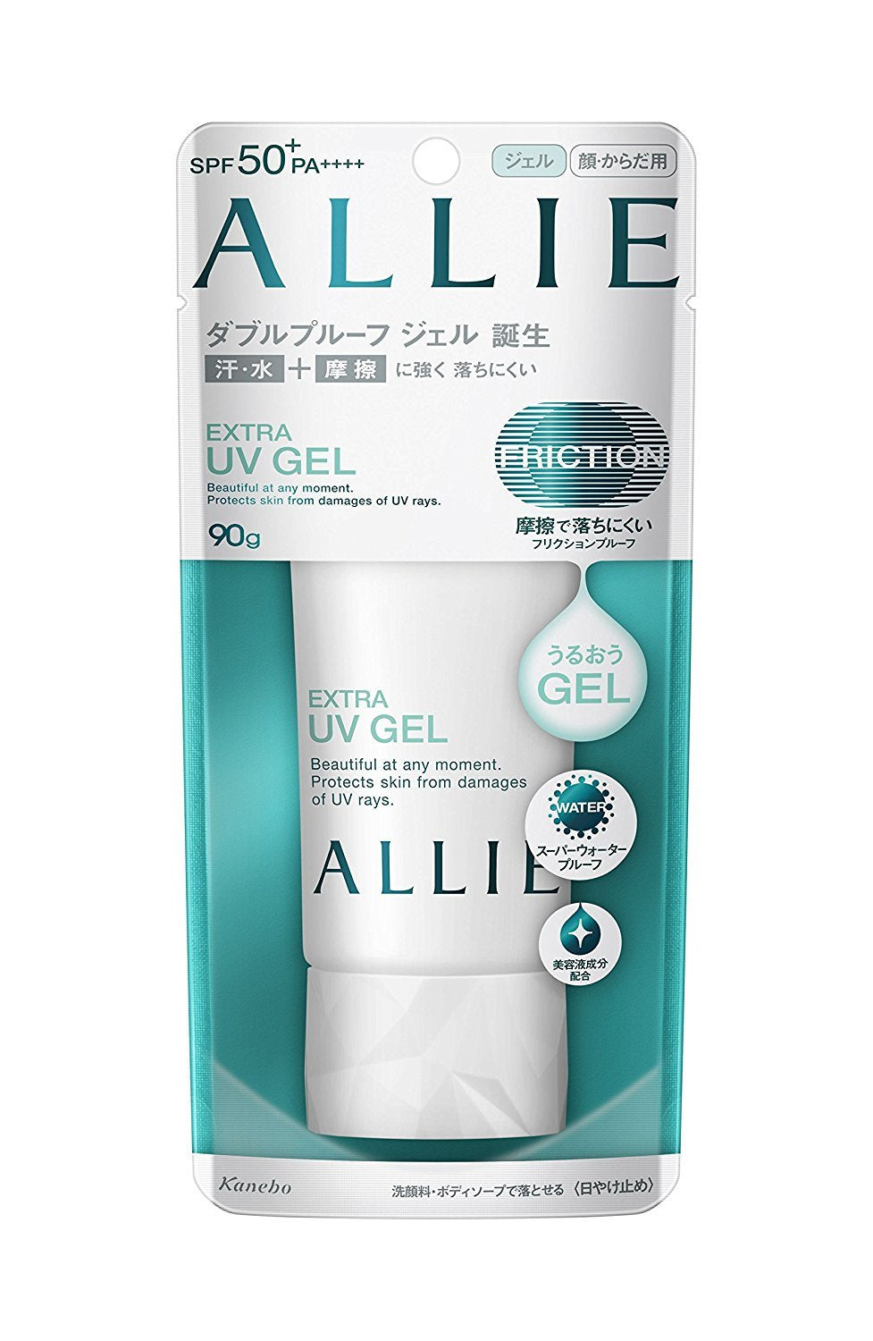 Kanebo Allie Extra Uv Gel Sunscreen Spf50+ Pa++++ 90G | Lightweight, Long-Lasting Protection