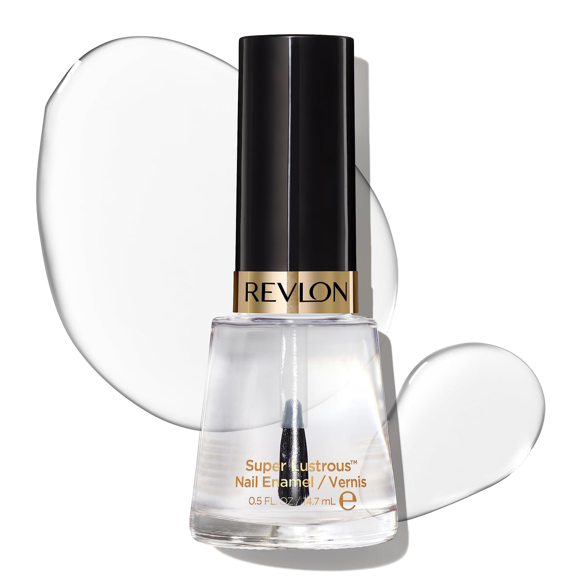 Revlon Super Lustrous Nail Polish, Chip Resistant & Longwear, High Shine, 771 Clear, 0.5 Fl Oz