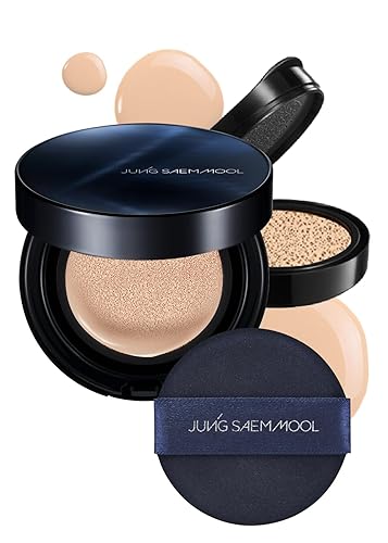 Jung Saem Mool Essential Skin Nuder Cushion Navy Edition (N Light) - Refill Included, Korean Makeup