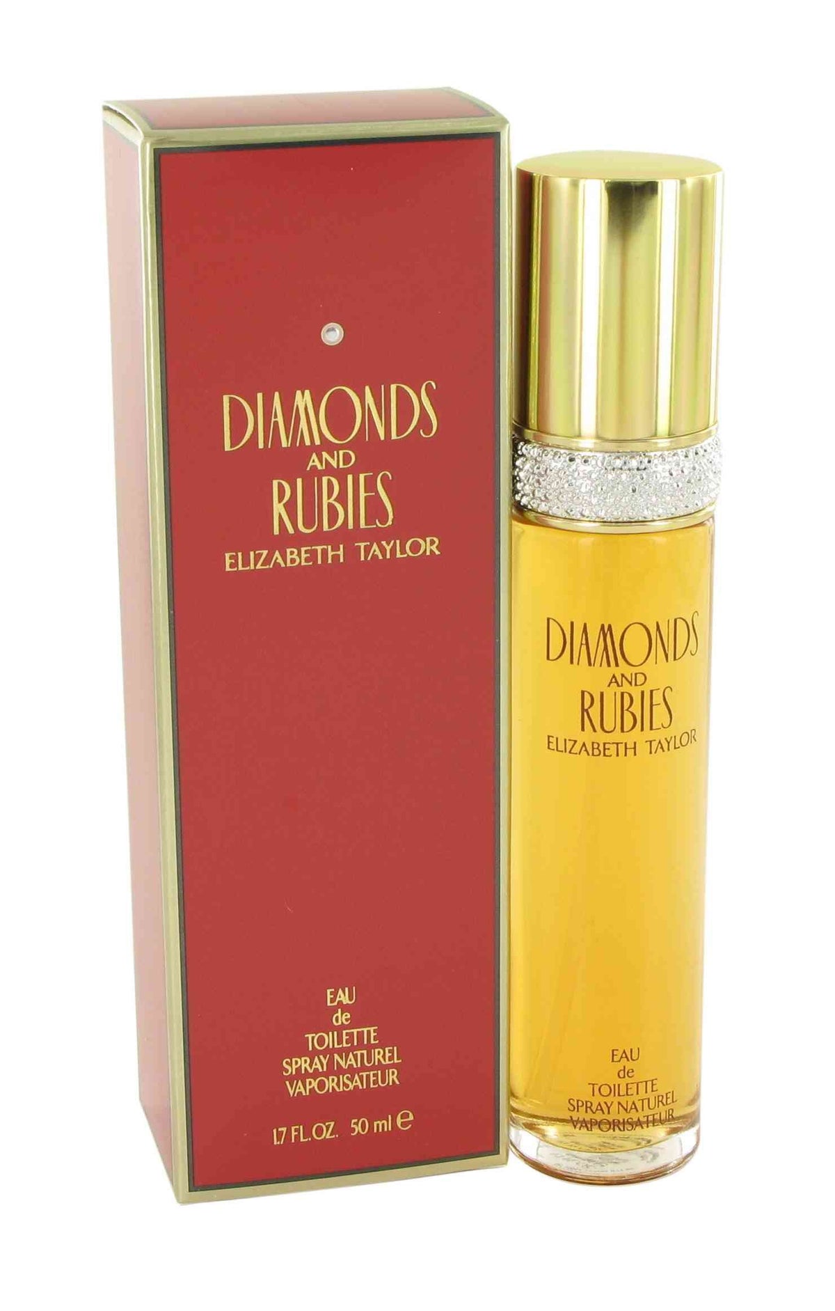 Elizabeth Taylor Diamonds & Rubies Eau De Toilette Spray 1.7 Oz - Classic Fragrance