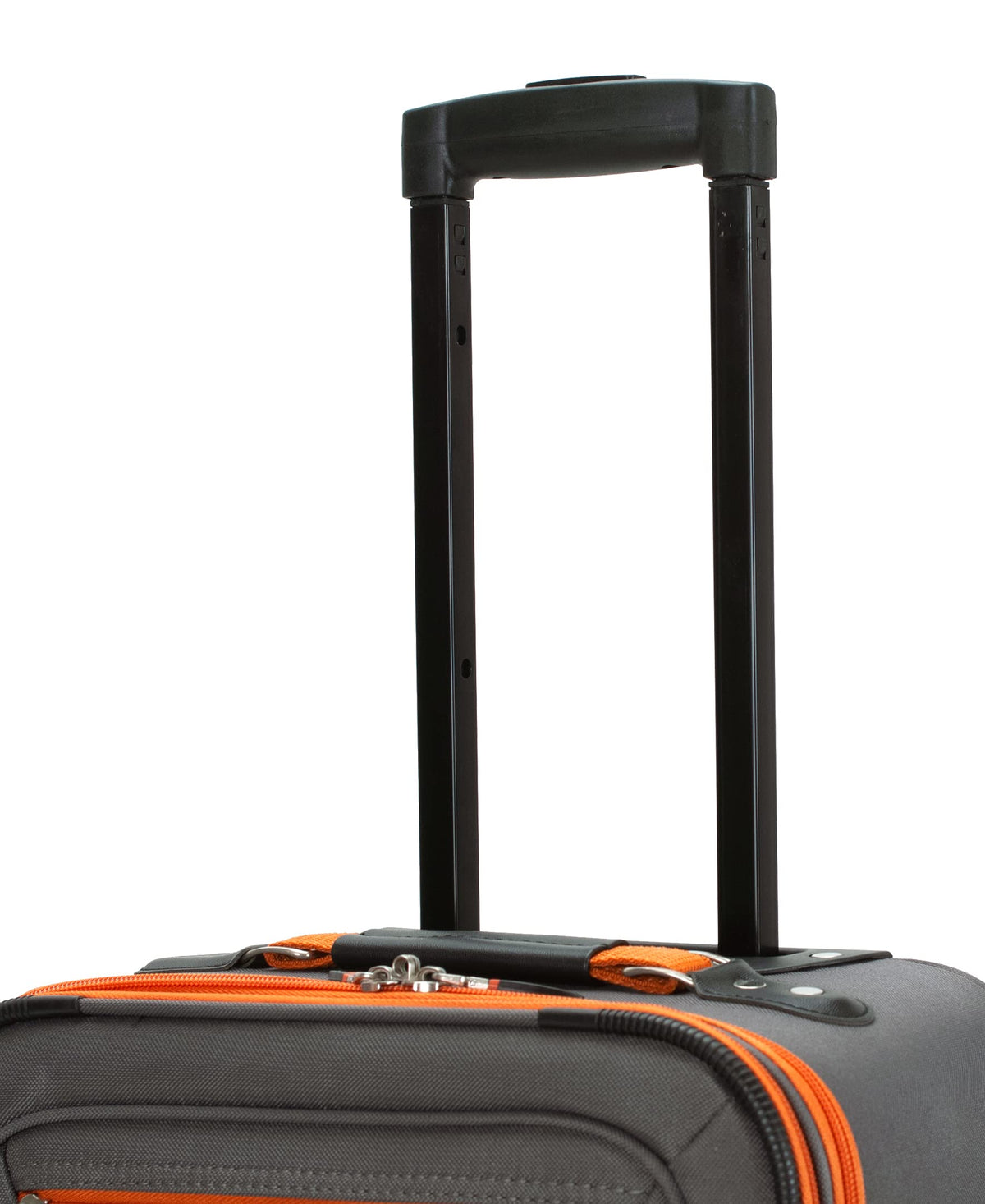 Rockland Pasadena 20-Inch Softside Spinner Luggage - Charcoal Carry-On Travel Bag