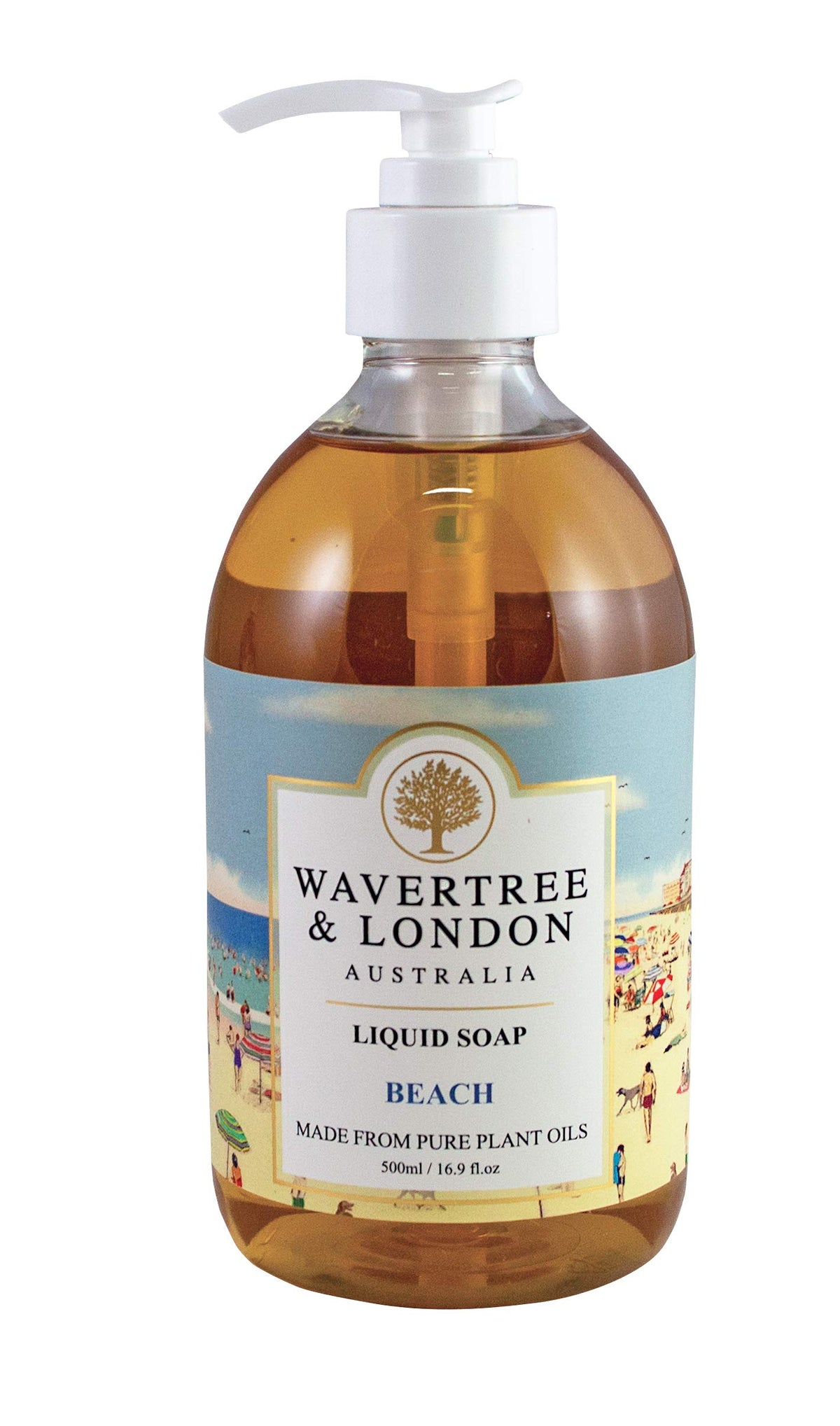 Wavertree & London Beach Scented Liquid Soap - 16.9 Fl Oz Moisturizing Hand Wash