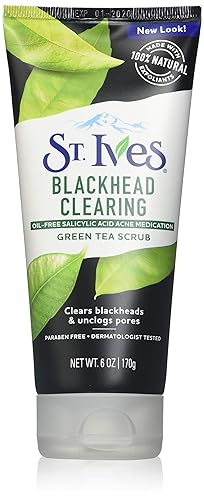 St. Ives Green Tea Blackhead Clearing Face Scrub, 6 Oz (Pack Of 3)