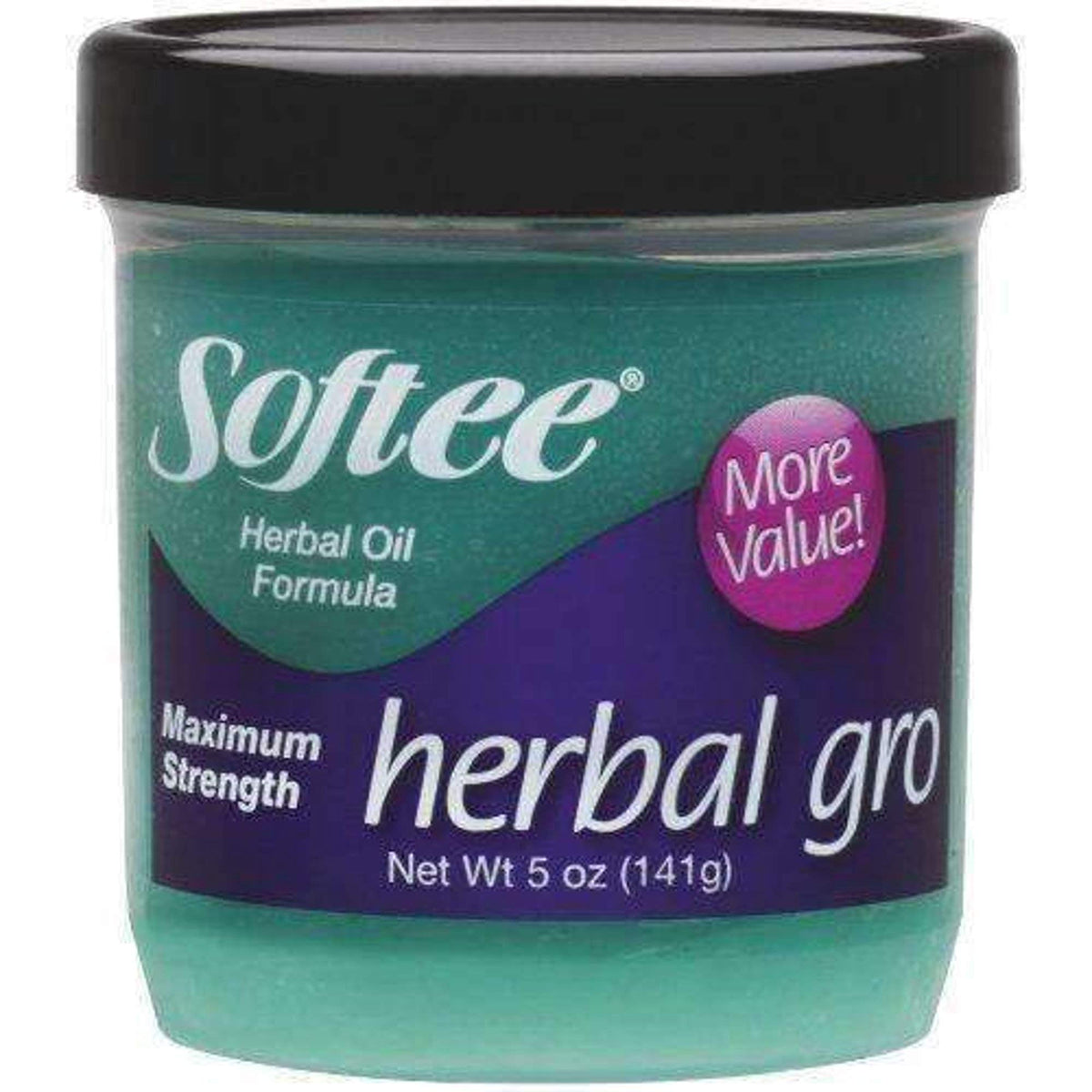 Softee Herbal Gro Maximum Strength 5 Ounce - Green Hair Growth Treatment