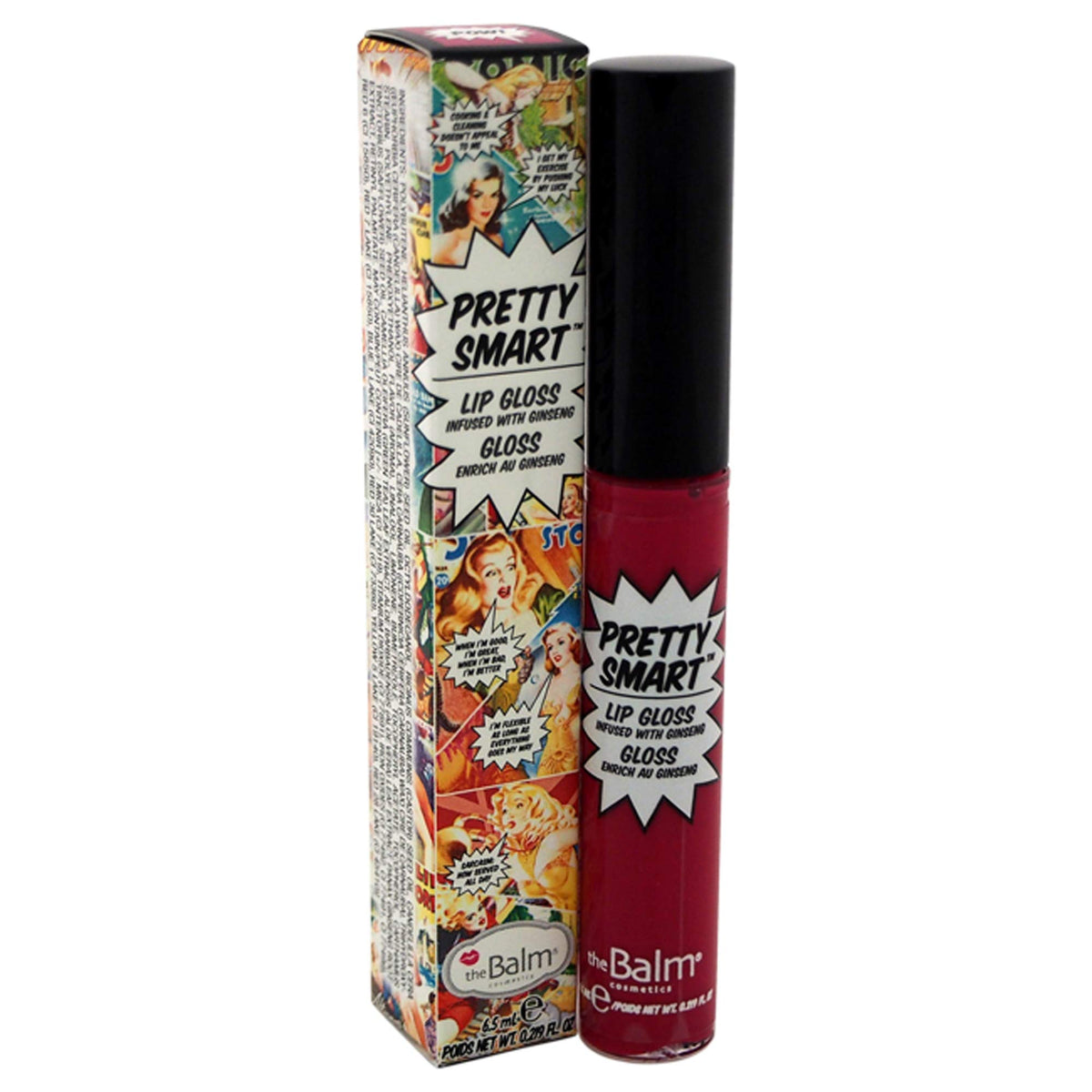 theBalm Read My Lips Lip Gloss, Pow! Highly-Pigmented & Ultra Moisturizing, 1 Count