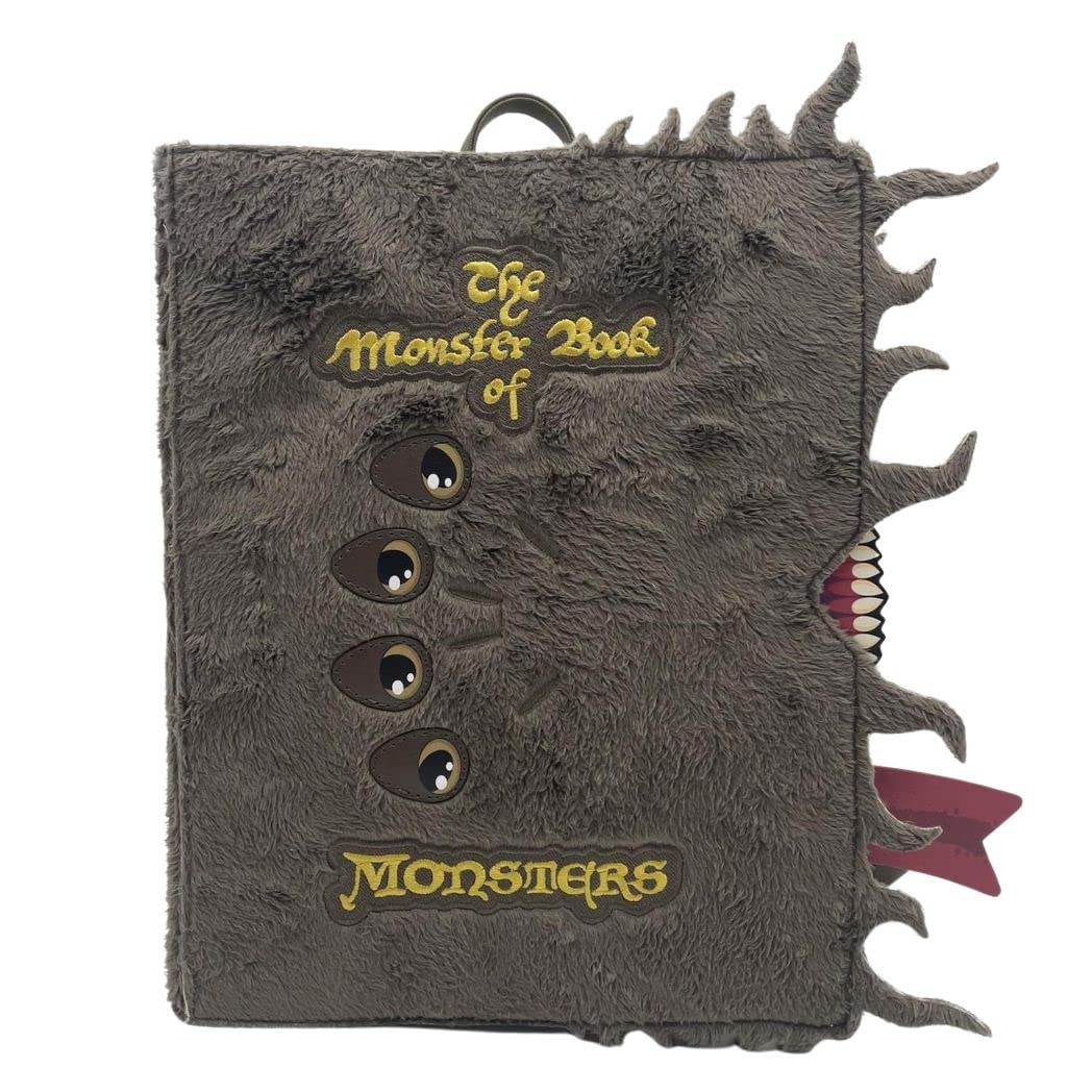 Loungefly Harry Potter Book of Monsters Large Faux Fur Bag - Double Shoulder Strap