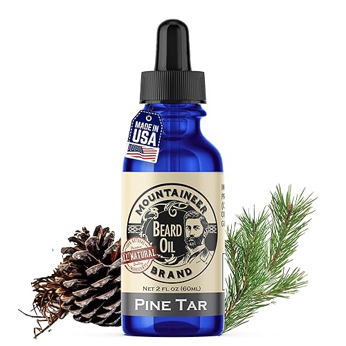 Mountaineer Brand Beard Oil - Wv Pine Tar - 100% Natural Moisturizer For Men - 2Oz