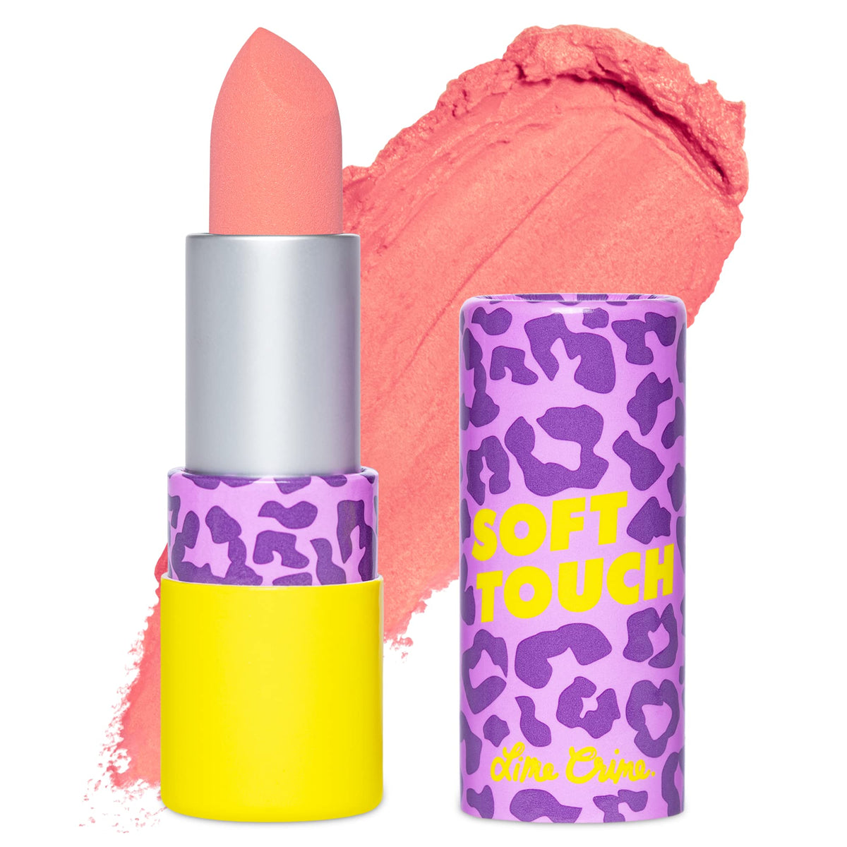 Lime Crime Soft Touch Matte Lipstick, Punked Up Peach - Long Lasting, Talc-Free Formula