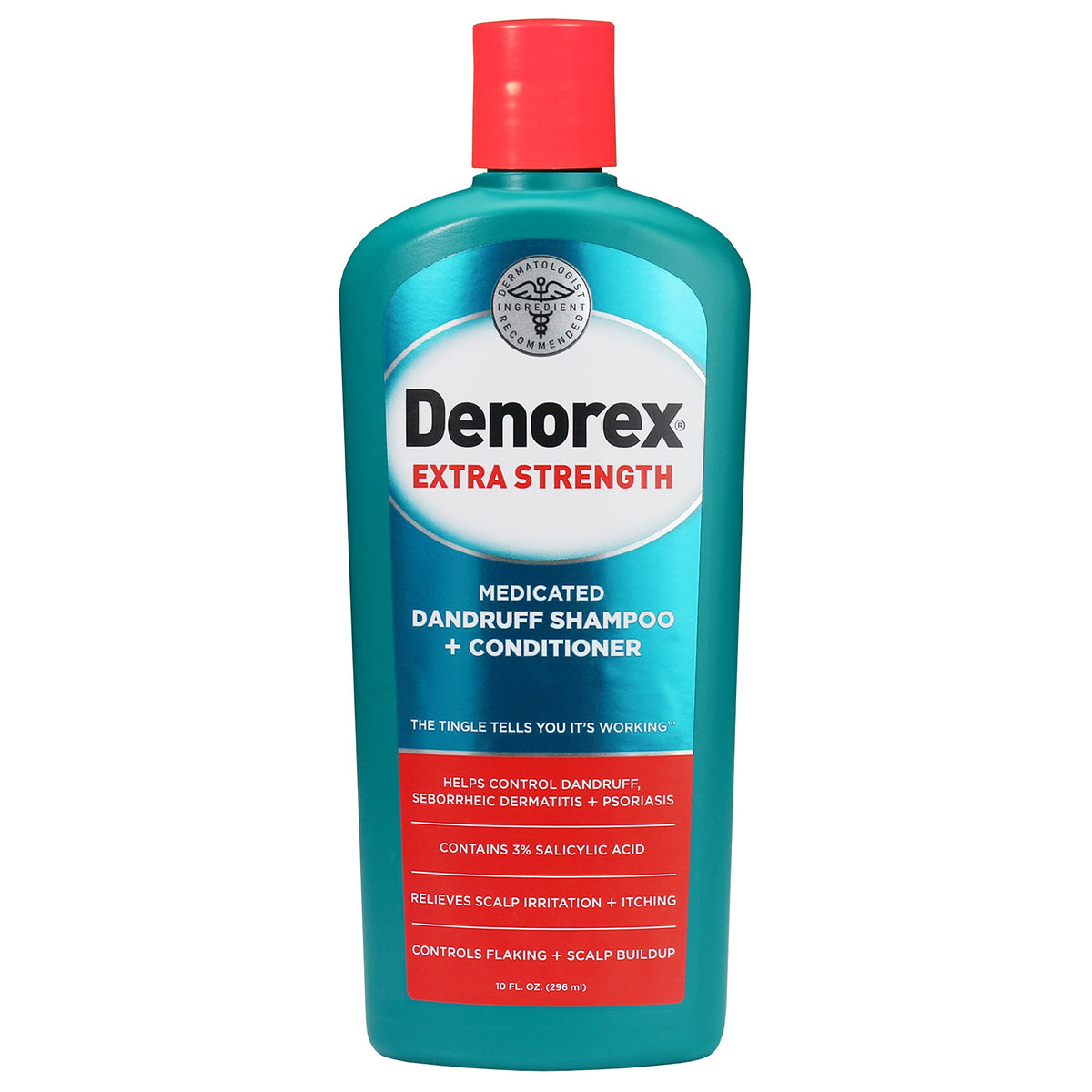 Denorex Extra Strength Anti-Dandruff Shampoo & Conditioner, 3% Salicylic Acid, 10Oz