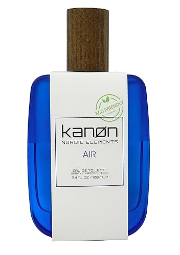 KANON NORDIC ELEMENTS AIR EDT Spray 3.4 oz - Fresh, Invigorating Fragrance for Men - Premium Eau de Toilette by KANON