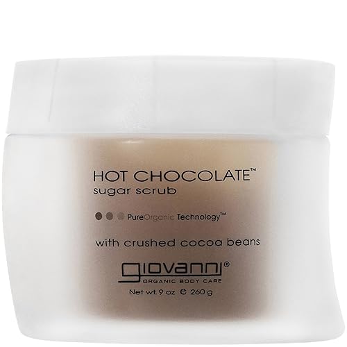 Giovanni Organic Hot Chocolate Sugar Scrub - 9 Oz. (Pack Of 5) Body Care Exfoliant