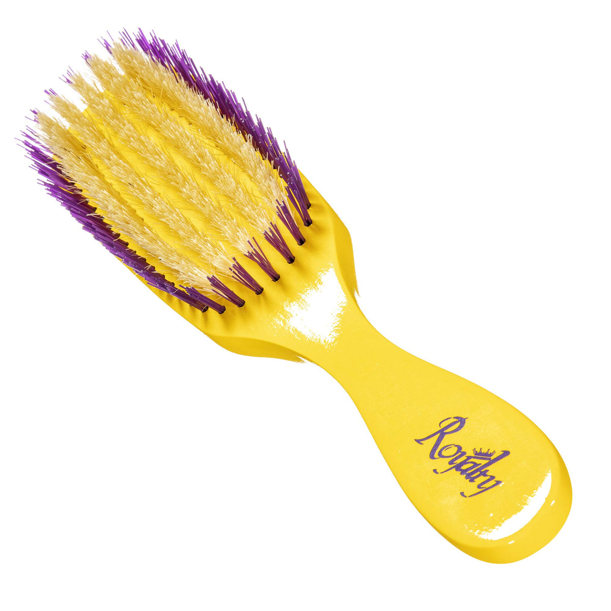 Royalty Wave Brush #710 - Medium Reinforced Nylon Brush for 360 Waves - Purple/White