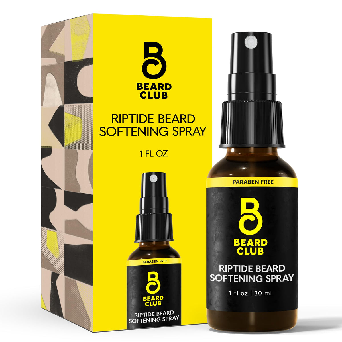 Riptide Beard Softening Spray By The Beard Club - Nourishing Formula For Growth, Softness & Shine