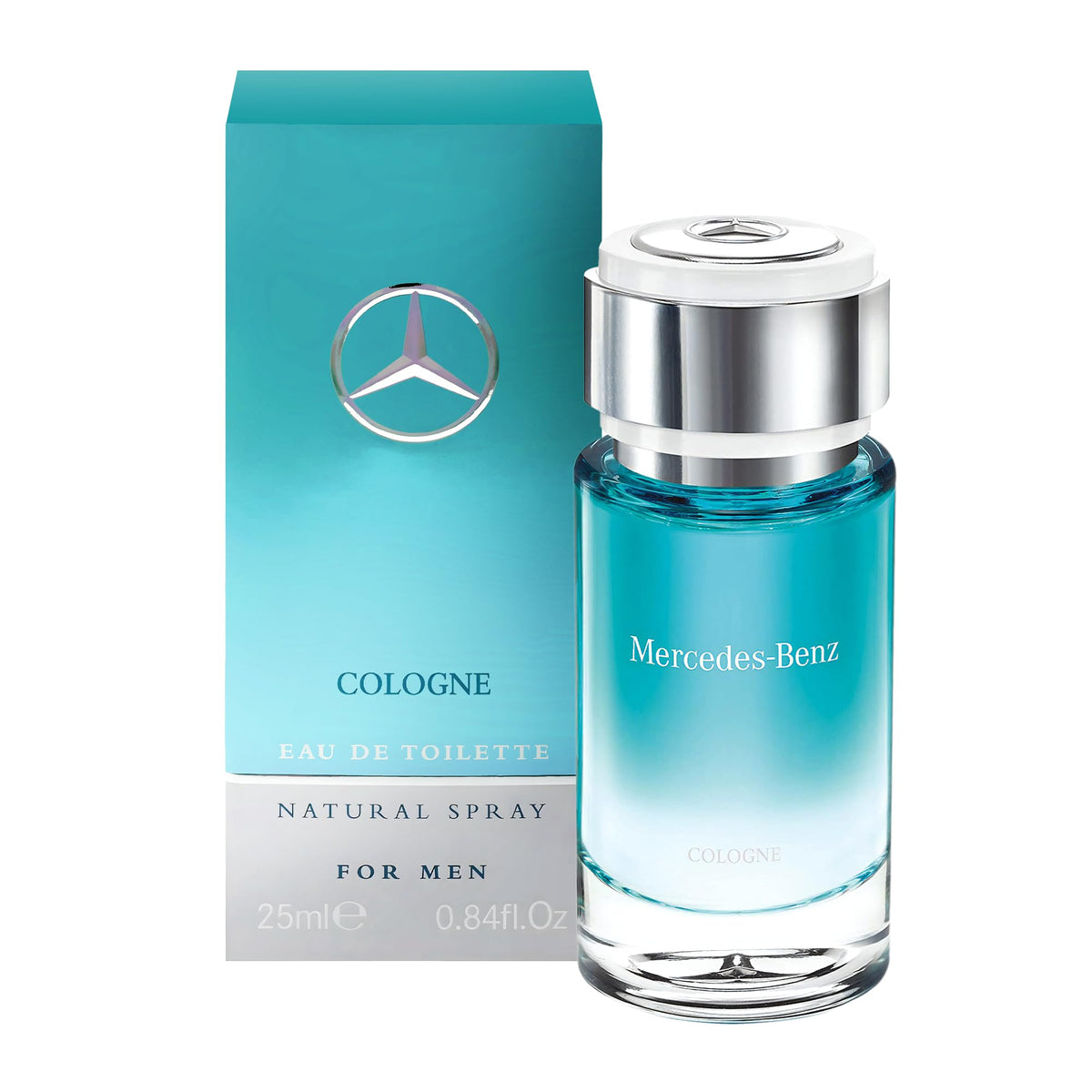 Mercedes-Benz Vetiver & Musk Cologne For Men - Long Lasting Fragrance - 0.84 Oz