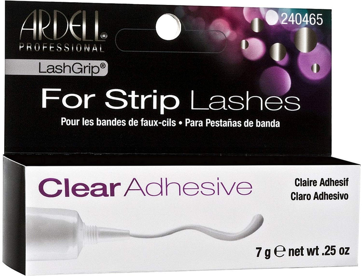 Ardell Lashgrip Clear Eyelash Adhesive - 0.25 Oz (Pack Of 11) For Secure Lash Application